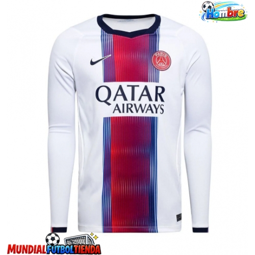 Camiseta Paris Saint-Germain Segunda Equipación Replica 2026-27 mangas largas